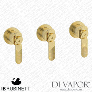 IB Rubinetti B2410IS Bold Three Holes Wall Mounted Shower with Two Ways Diverter Spare Parts