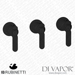 IB Rubinetti B2410NP Bold Three Holes Wall Mounted Shower with Two Ways Diverter Spare Parts