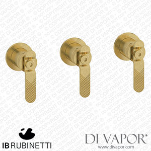 IB Rubinetti B2410ON Bold Three Holes Wall Mounted Shower with Two Ways Diverter Spare Parts