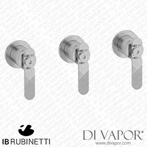 IB Rubinetti B2410SS Bold Three Holes Wall Mounted Shower with Two Ways Diverter Spare Parts