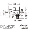 Armitage Shanks B3304AA GEN1 Spare Diagram