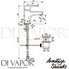 Armitage Shanks B3306AA Mixer Spare Diagram