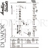 Armitage Shanks B3306AA Mixer Spare Tech Diagram