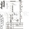 Armitage Shanks B3307AA Mixer Spare Tech Diagram