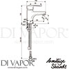 Armitage Shanks B3308AA Spare Diagram