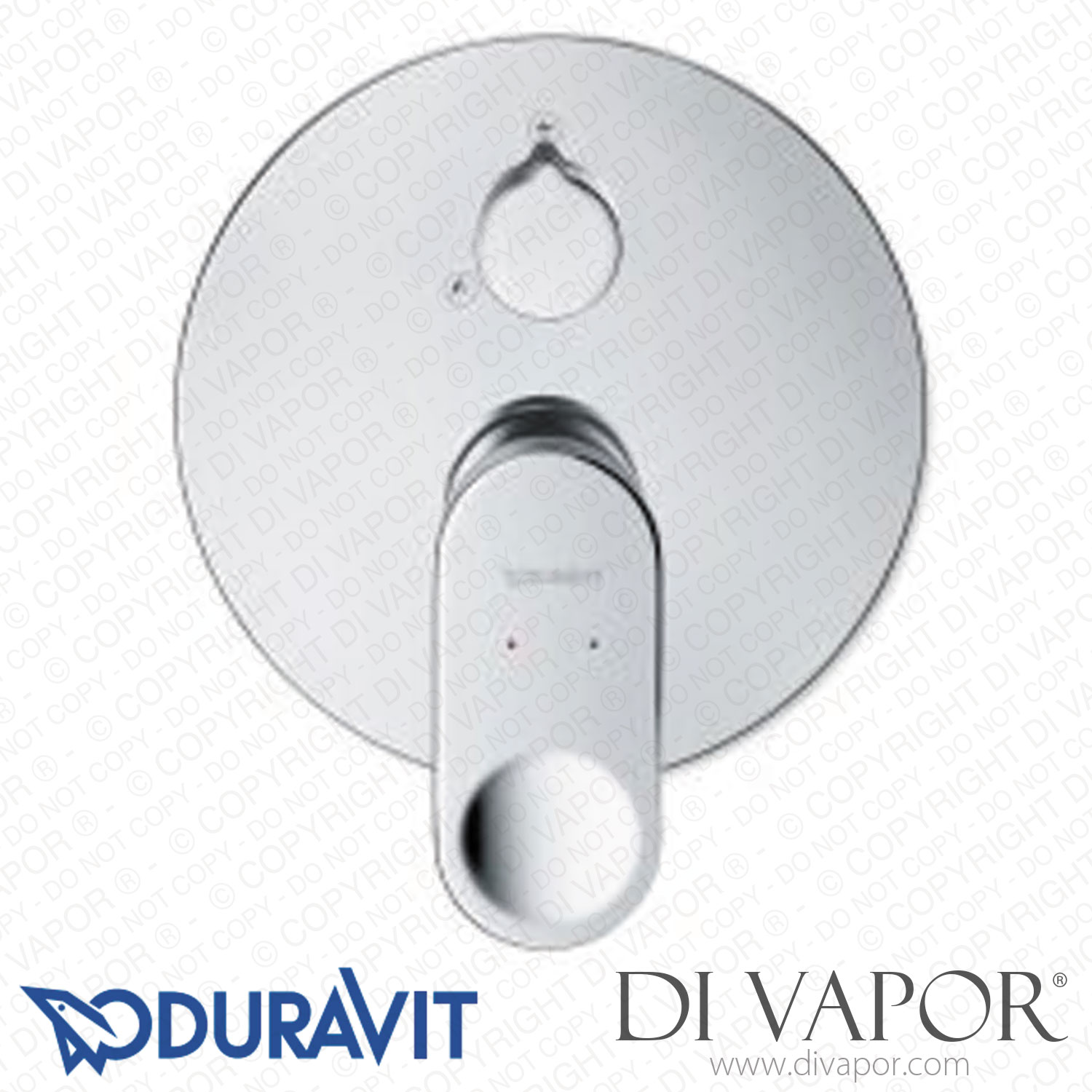 Duravit Single Lever Bath Mixer For Concealed Installation