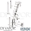 Jado B3689AA Mixer Spare Tech Diagram