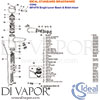 Ideal Standard B5108AA Mixer Spare Tech Diagram