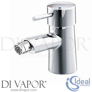 Ideal Standard B5108AA Cone Single Lever Bidet Mixer with Pop-Up Waste