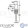Ideal Standard B5109AA Spare Diagram
