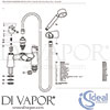 Ideal Standard B5111AA Mixer Spare Tech Diagram
