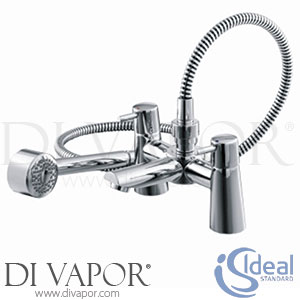 Ideal Standard B5111AA Cone Dual Control 2 Taphole Bath Shower Mixer with Kit Spare Parts