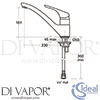 Ideal Standard B5344AA Mixer Spare Diagram