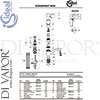 Ideal Standard B5344AA Mixer Spare Tech Diagram