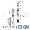 Jado B5345AA Mixer Tap Spare Diagram