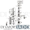 Jado B5346AA Mixer Tap Valve Diagram