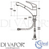 Ideal Standard B5347AA Mixer Spare Diagram