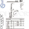 Ideal Standard B5347AA Mixer Spare Tech Diagram
