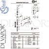 Ideal Standard B5349AA Mixer Spare Tech Diagram