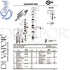 Ideal Standard B6916AA Mixer Spare Tech Diagram