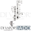 Jado B6918AA Mixer Tap Spare Diagram
