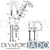 Jado B7473AA Mixer Tap Spare Diagram