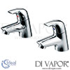 Ideal Standard Ceraplan SL Pair Basin Pillar Taps Spare Parts