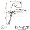 Ideal Standard Ceraplan SL Single Lever Basin Tap Dimensions