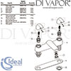Ideal Standard Ceraplan SL Dual Control 2 Taphole Bath Filler Spare