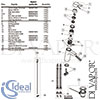 Ideal Standard Active Bidet Mixer Single Lever Tap Spares