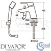 Ideal Standard B8078AA Mixer Spare Diagram