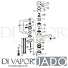 Jado B8081AA Mixer Valve Diagram