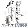 Jado B8082AA Mixer Valve Diagram