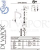 Ideal Standard B8084AA Mixer Spare Tech Diagram