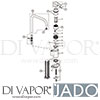 Jado B8085AA Mixer Tap Spare Diagram