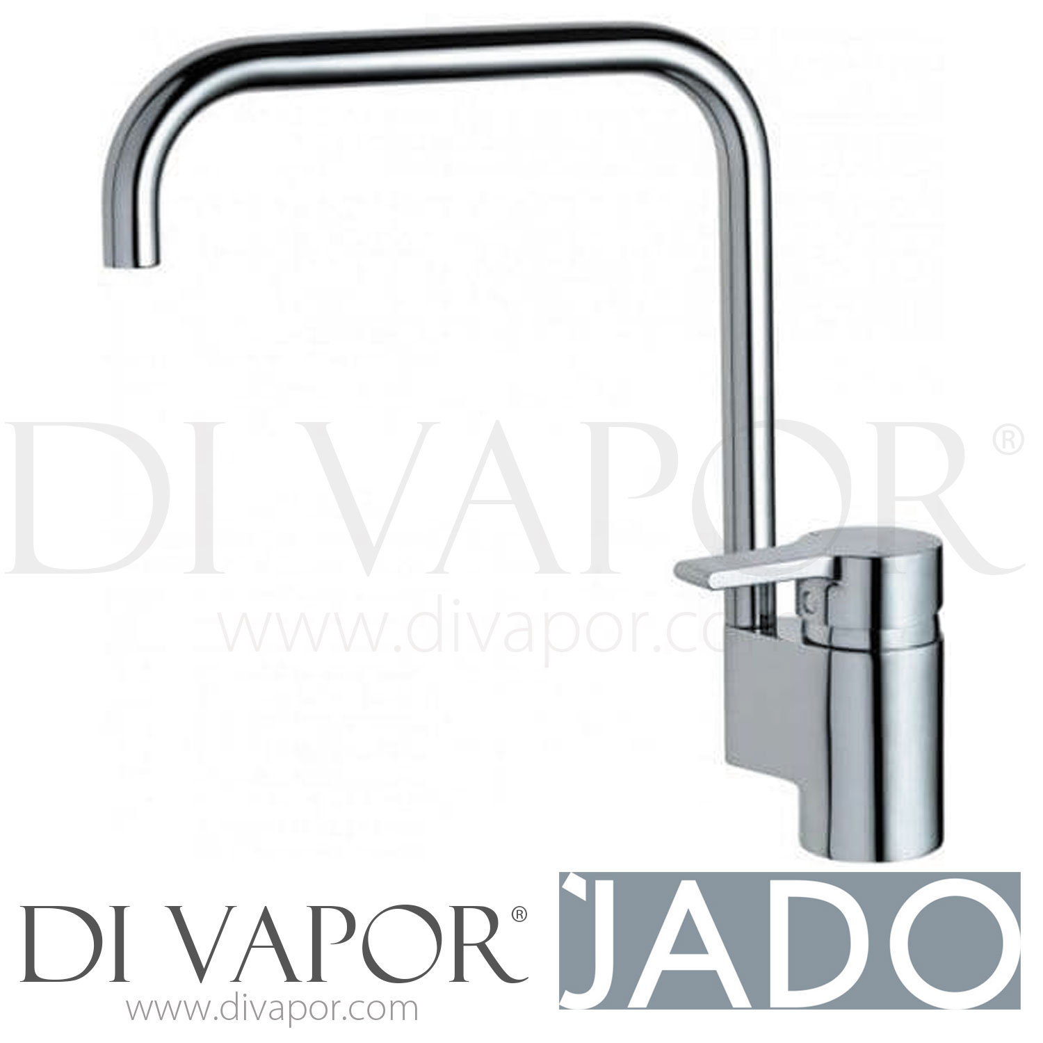Jado B8085AA Active Kitchen Mixer with High Spout Low Pressure Tap