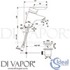 Ideal Standard B8202AA Mixer Spare Diagram
