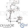 Ideal Standard B8204AA Mixer Spare Diagram
