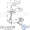 Ideal Standard B8206AA Mixer Spare Diagram