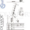 Ideal Standard B8206AA Mixer Spare Tech Diagram
