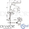 Ideal Standard B8212AA Mixer Spare Diagram