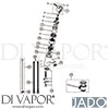 Jado B8220AA Mixer Spare Tech Diagram