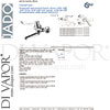 Jado B8222AA Mixer Spare Tech Diagram