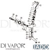Jado B8223AA Mixer Spare Diagram
