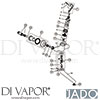 Jado B8224AA Mixer Spare Tech Diagram