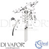 Ideal Standard B8246AA Mixer Spare Diagram