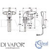 Ideal Standard B8251AA Mixer Spare Diagram