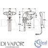 Ideal Standard B8251AA Mixer Spare Diagram