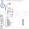 Ideal Standard B8255AA Mixer Spare Tech Diagram