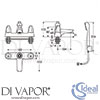 Ideal Standard B8259AA Mixer Spare Diagram